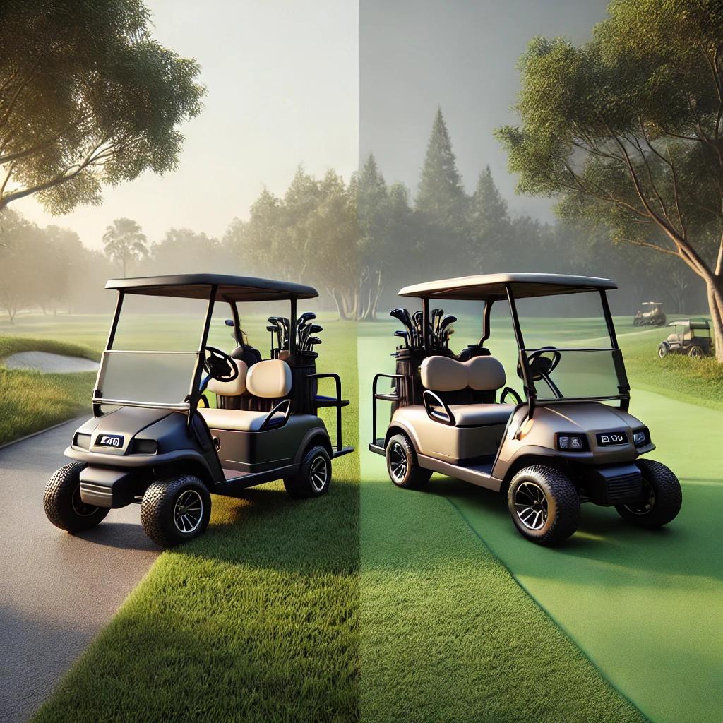 EZGO TXT vs. RXV: Which Used Golf Cart is Right for You?
